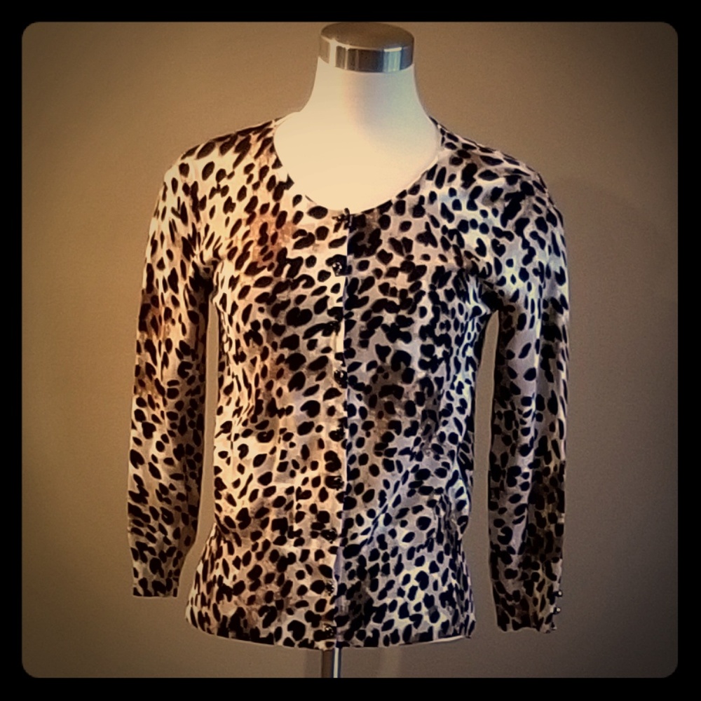 CHEETAH PRINT CARDIGAN